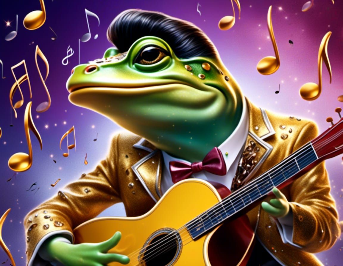 ELVIS PRESLEY AS A FROG