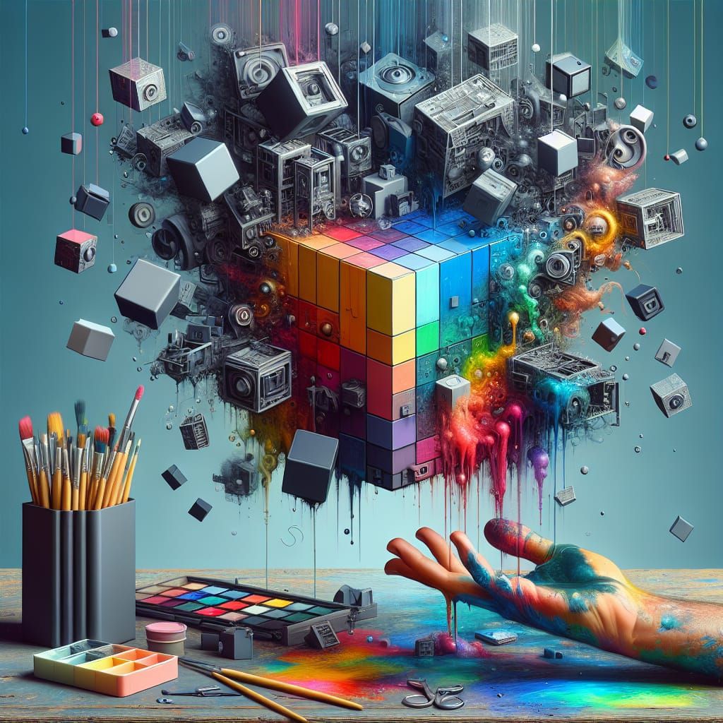 Surreal Concept Art Masterpiece of Loss and Damage