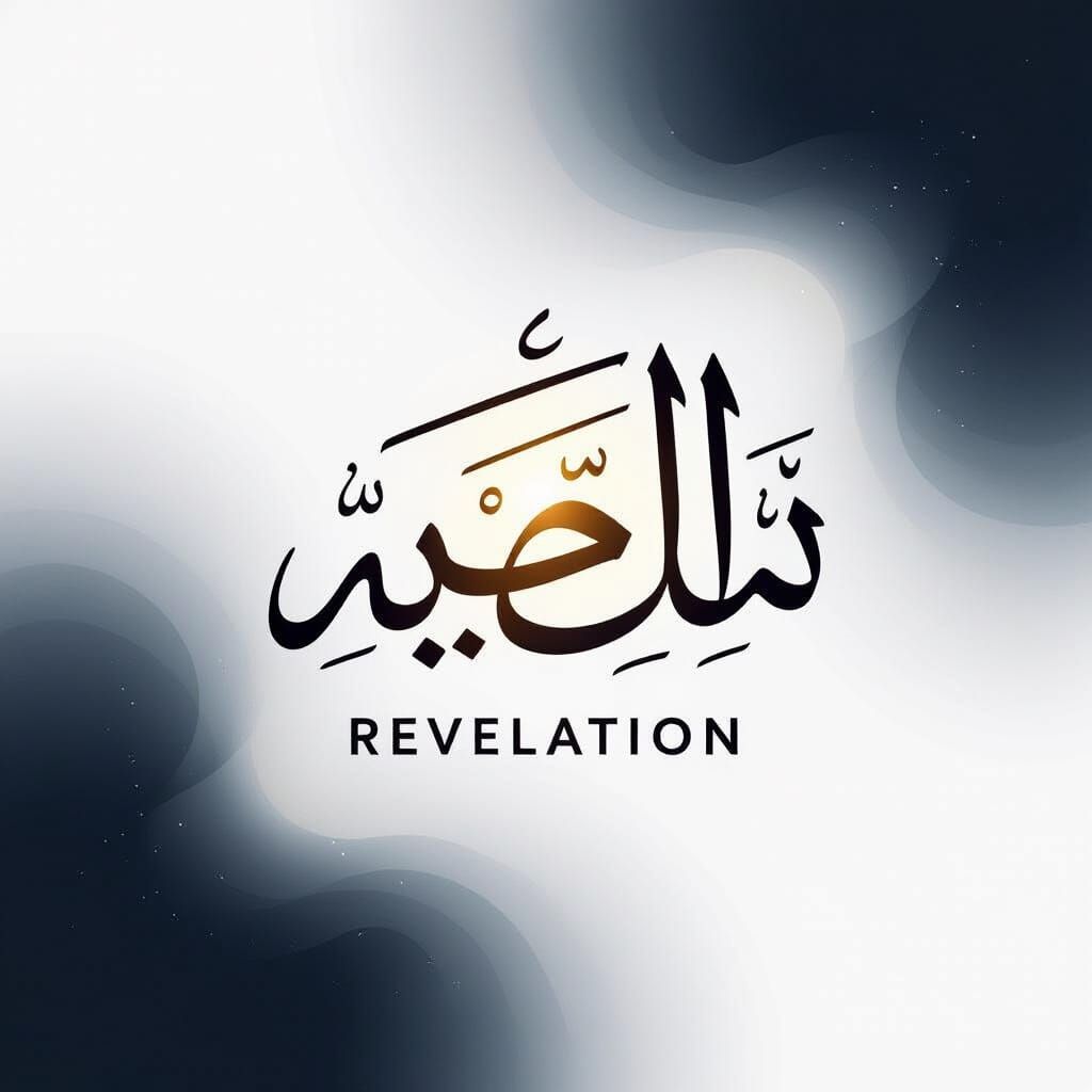 Elegant Arabic Calligraphy Logo for Revelation