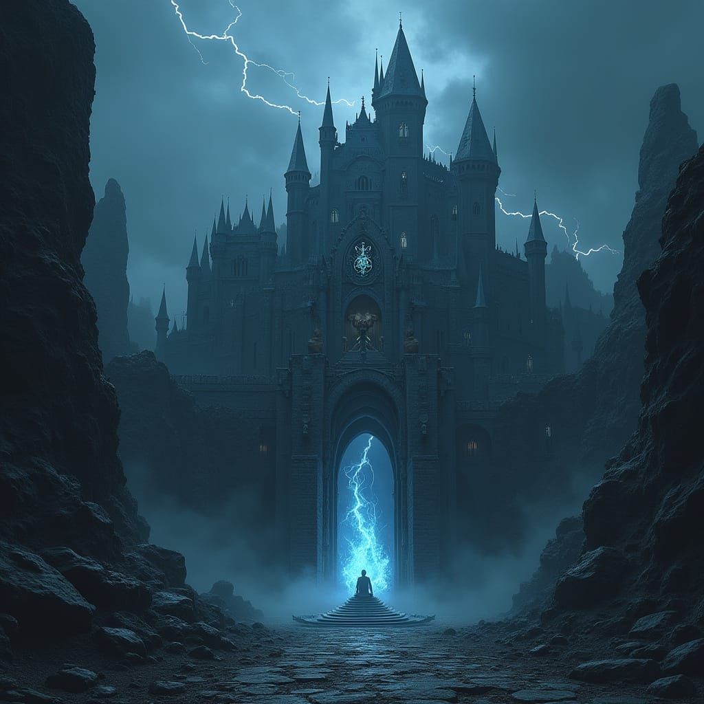 Epic Castle Dominates Dark, Ancient World in Haunting Artist...