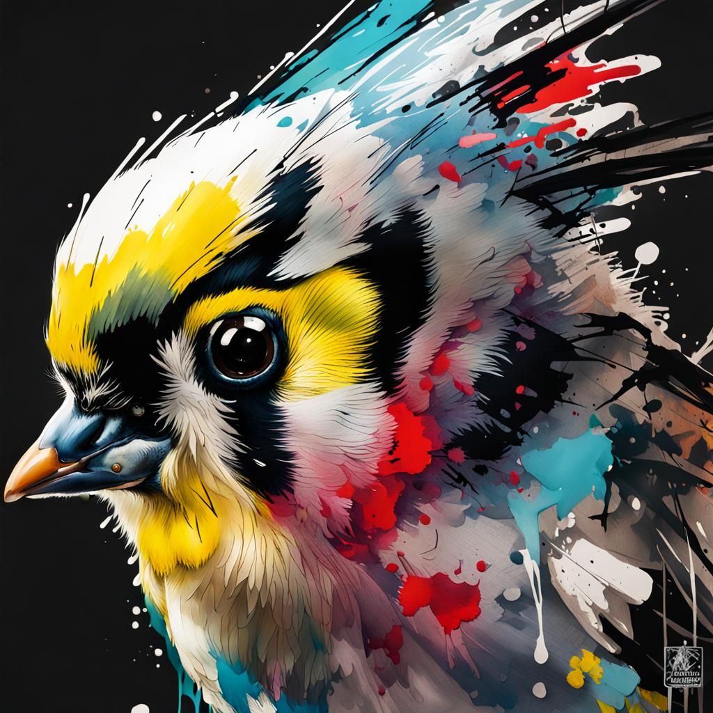 Graffiti Goldfinch