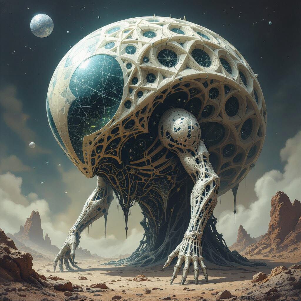 Chitinous Crystalline Entity in Dark Biomechanical Style