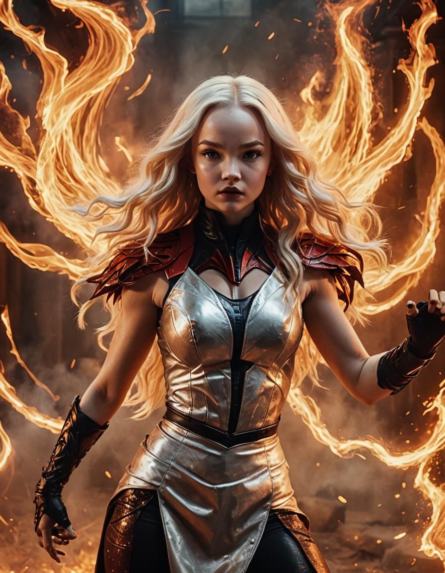 Satana Hellstrom Film Still: Cinematic Supernatural Anti-Her...