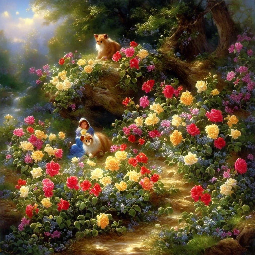 Gather Rosebuds: A Classic Floral Still Life