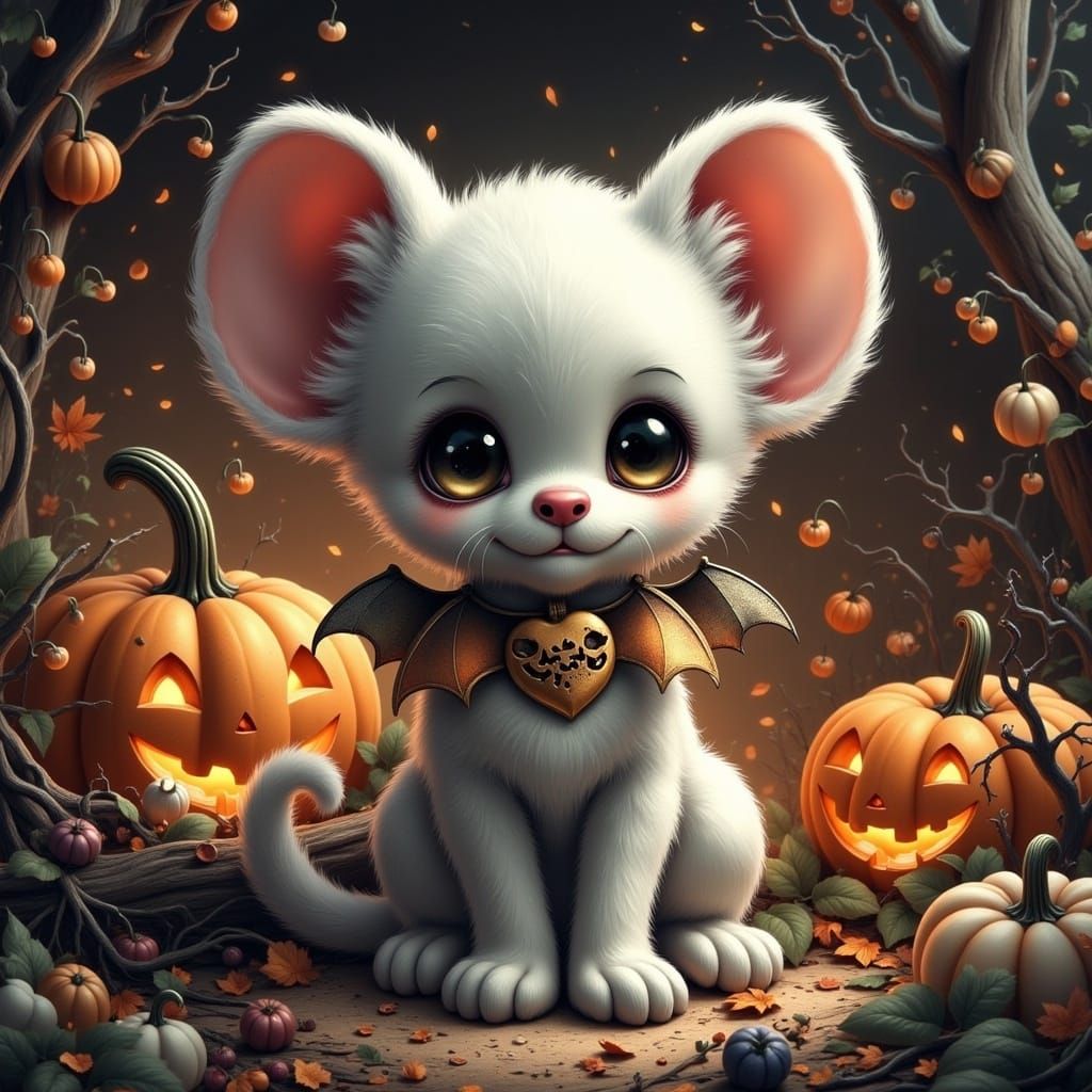 Adorable Character Illustration: Minimalistic Interpretation