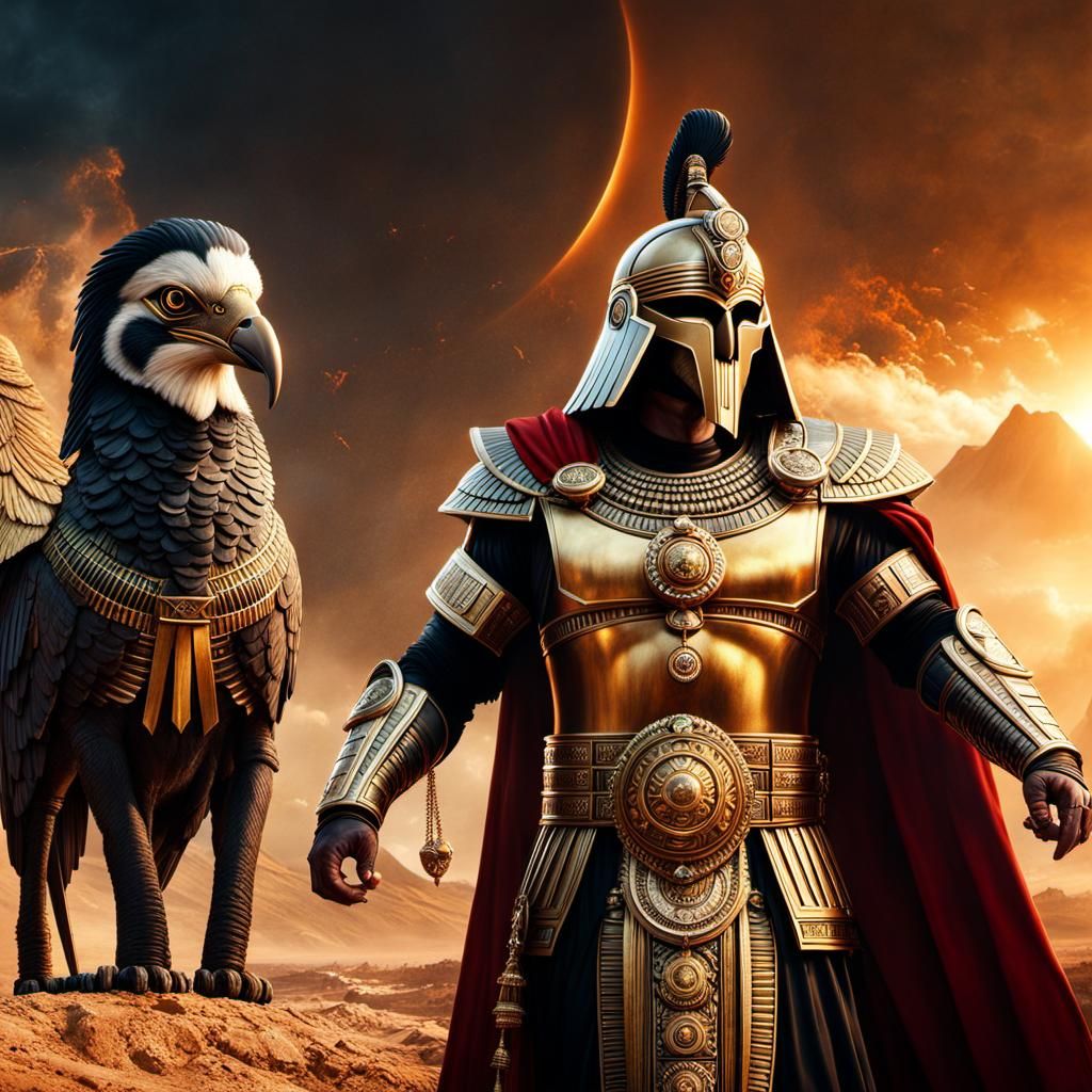 God Emperor vs Horus: Epic Digital Matte Painting