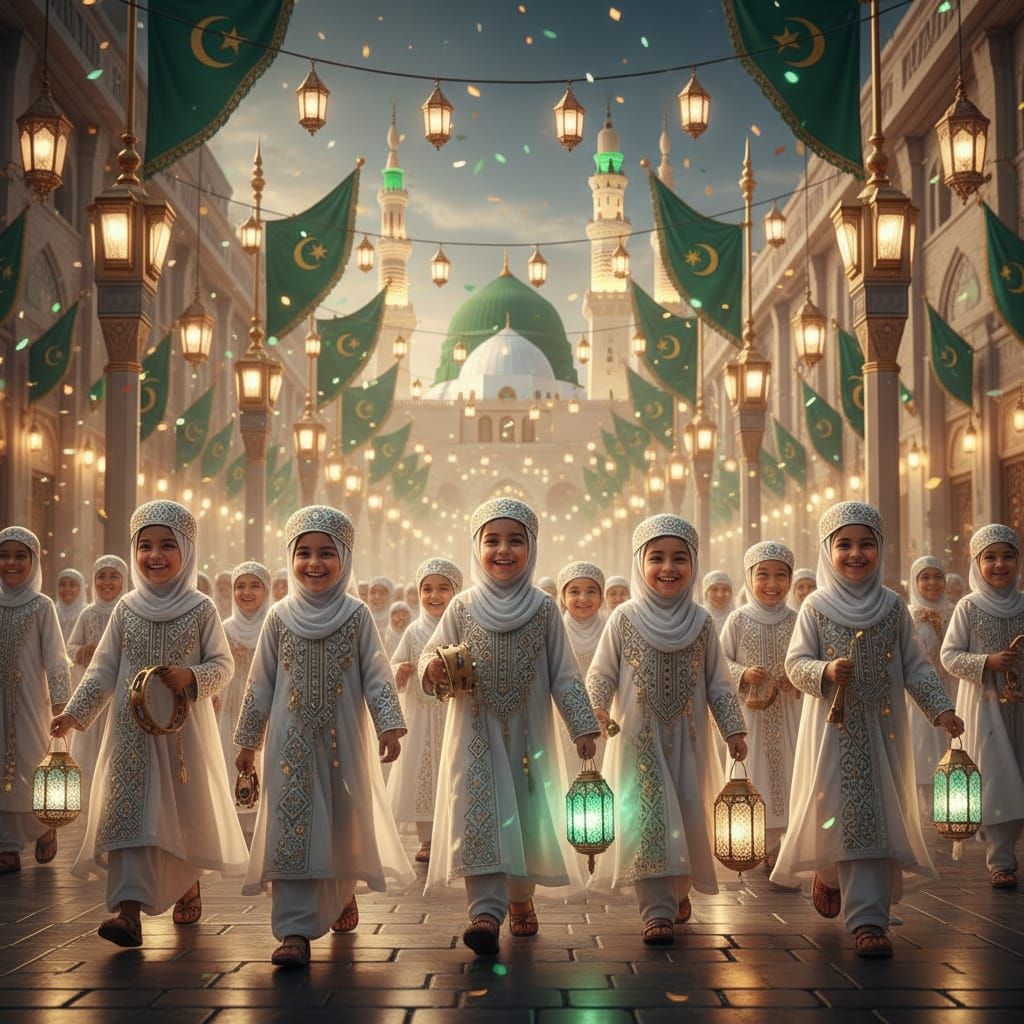 Eid Milad-un-Nabi Celebration in Madinah