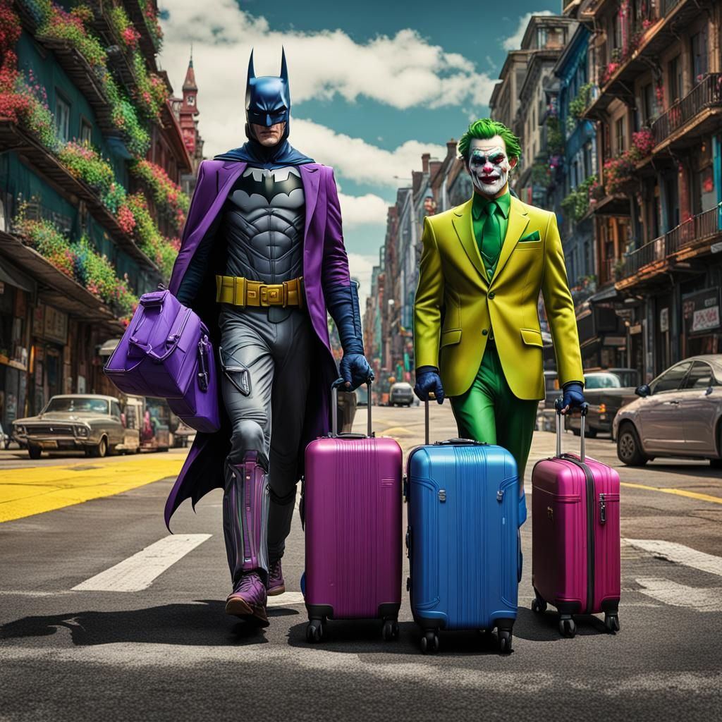 Batman and Joker Go On Vacation Together