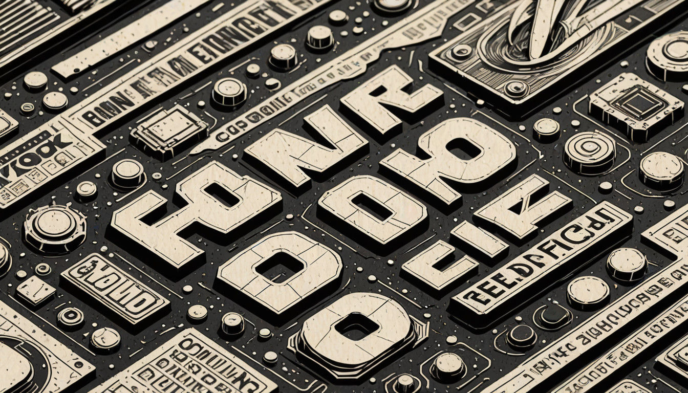 Retro-Futuristic Comic Book Art in Distressed Aesthetic