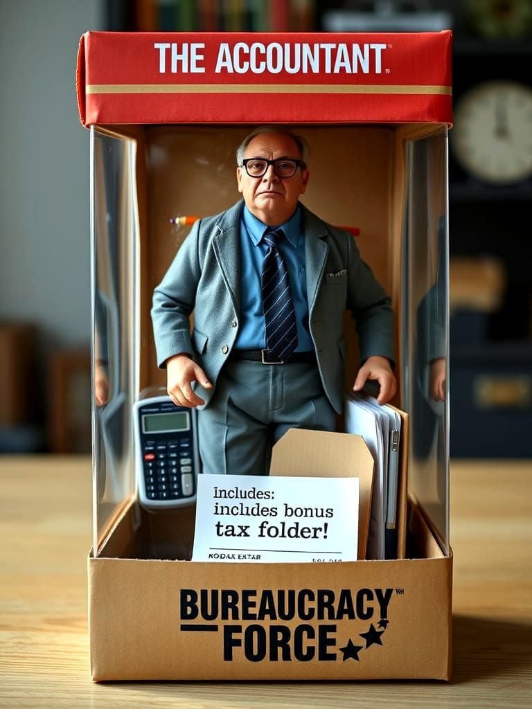 Hyperrealistic Action Figure Box in Photorealistic Style