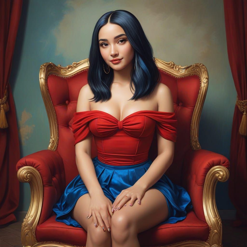 Marinette Dupain Cheng as Modern Mona Lisa