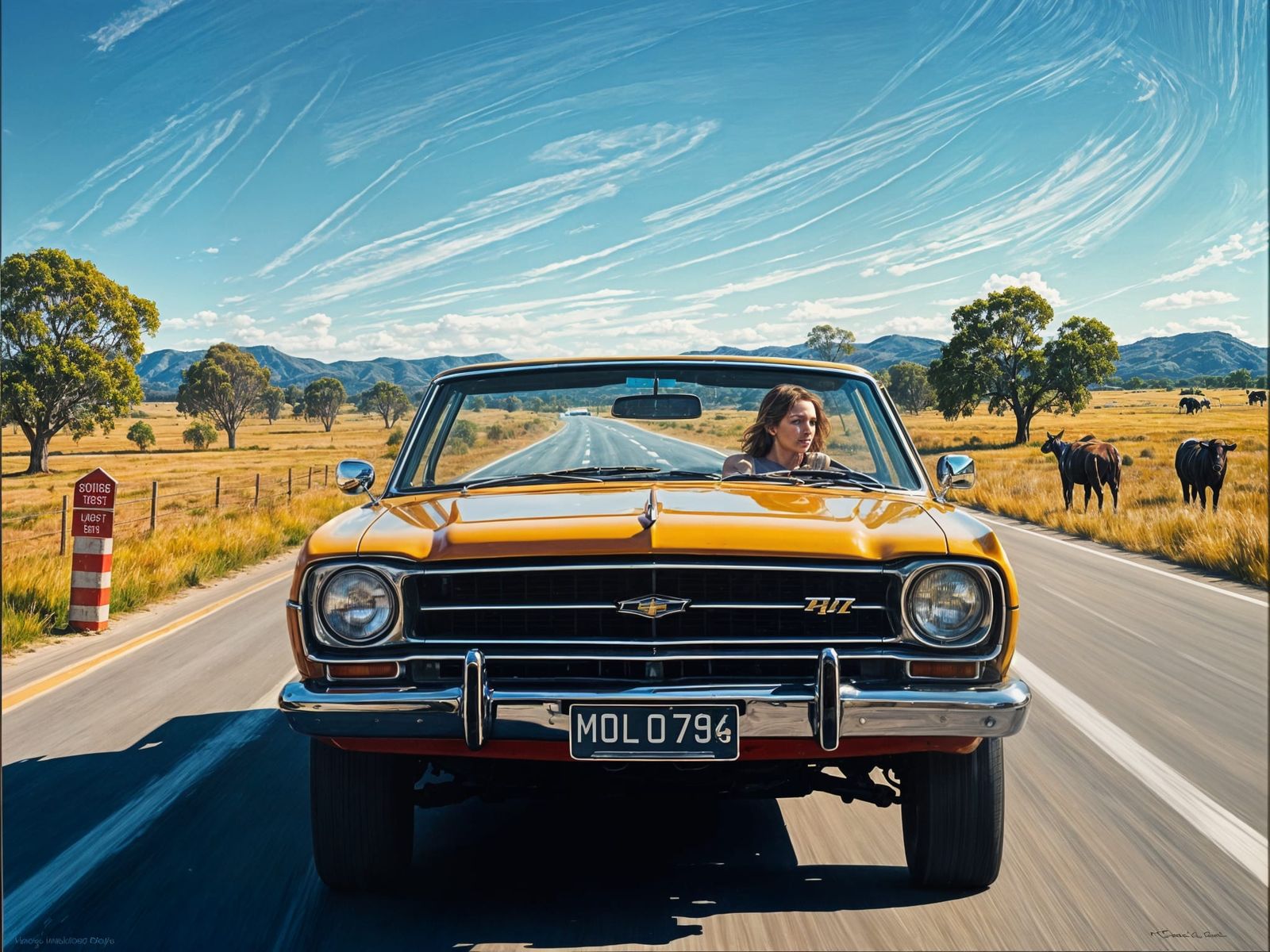 Australian Road Trip: Impasto Oil Painting