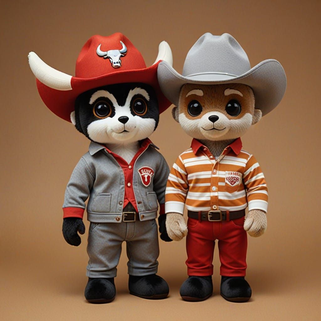 Texas Longhorns and Ohio State Buckeyes Stuffed Animal Mashu...