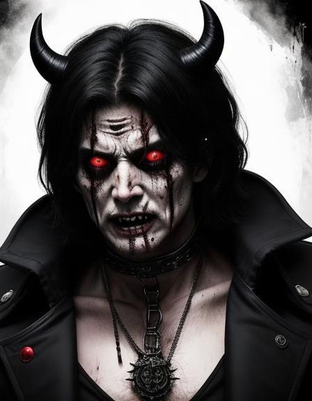 Devilish Horror: A Theatrical AI Interpretation