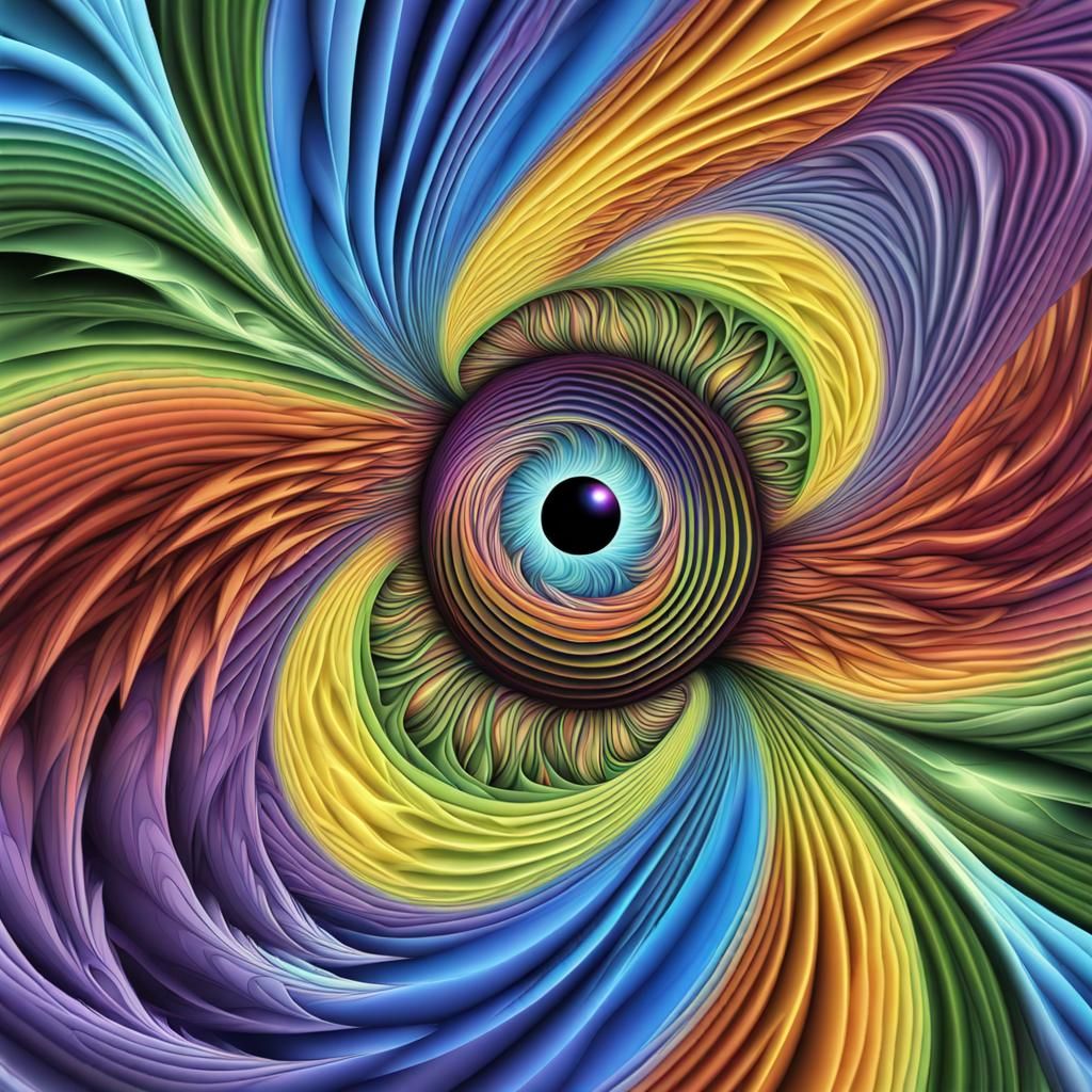 Wolf Eyes Rainbow Lightning in Cosmos Tidal Wave