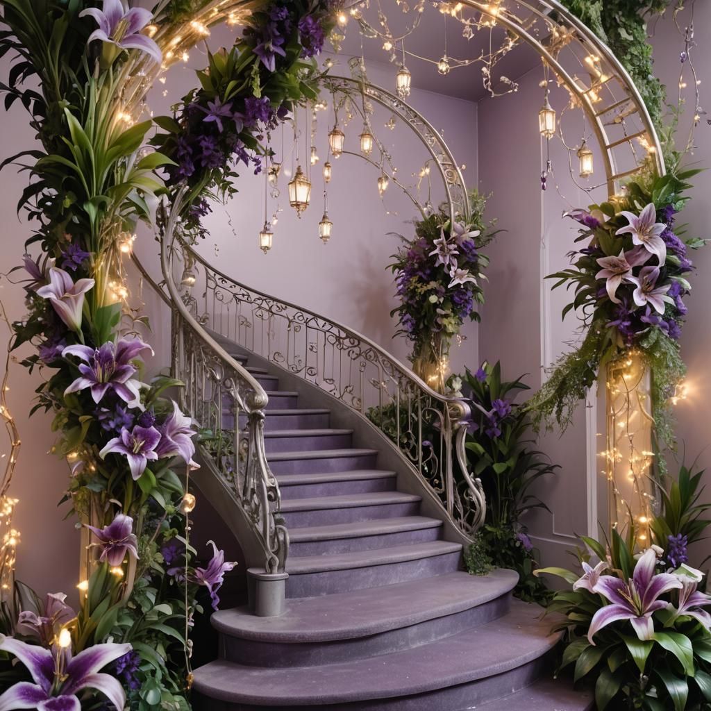 May the purple stairs lead you away to a place of dreams.