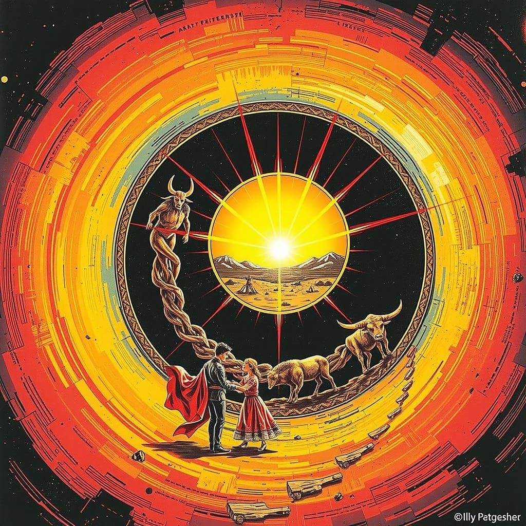 Maldoror and Matador in Surreal Cosmic Battle