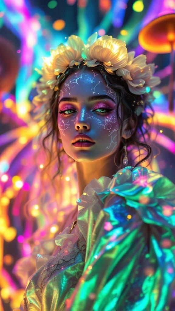 Enchantress of the Cyberpunk Dreamscape