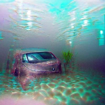 Car Submerged: An Unexpected Watery Grave
