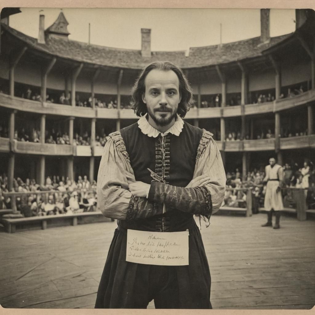 Shakespeare Onstage at the Globe: Polaroid Style