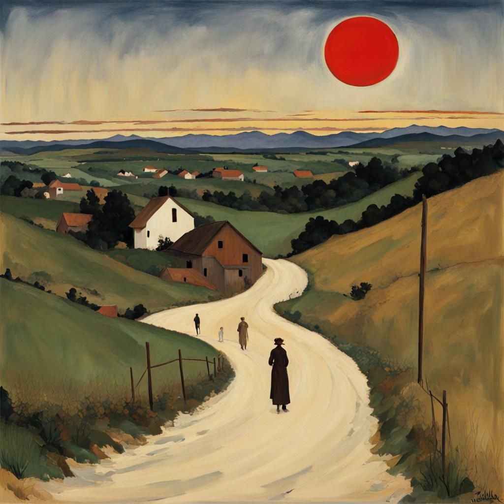 Apocalyptic Events in French Countryside, Early Modern Art