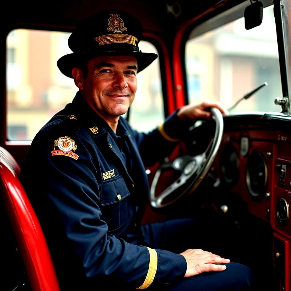 London Fireman's Vintage Fire Engine