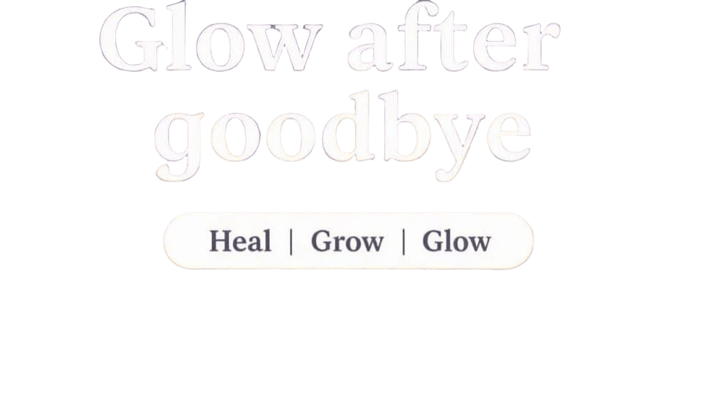 Glow After Goodbye: Sunrise Gradient Design