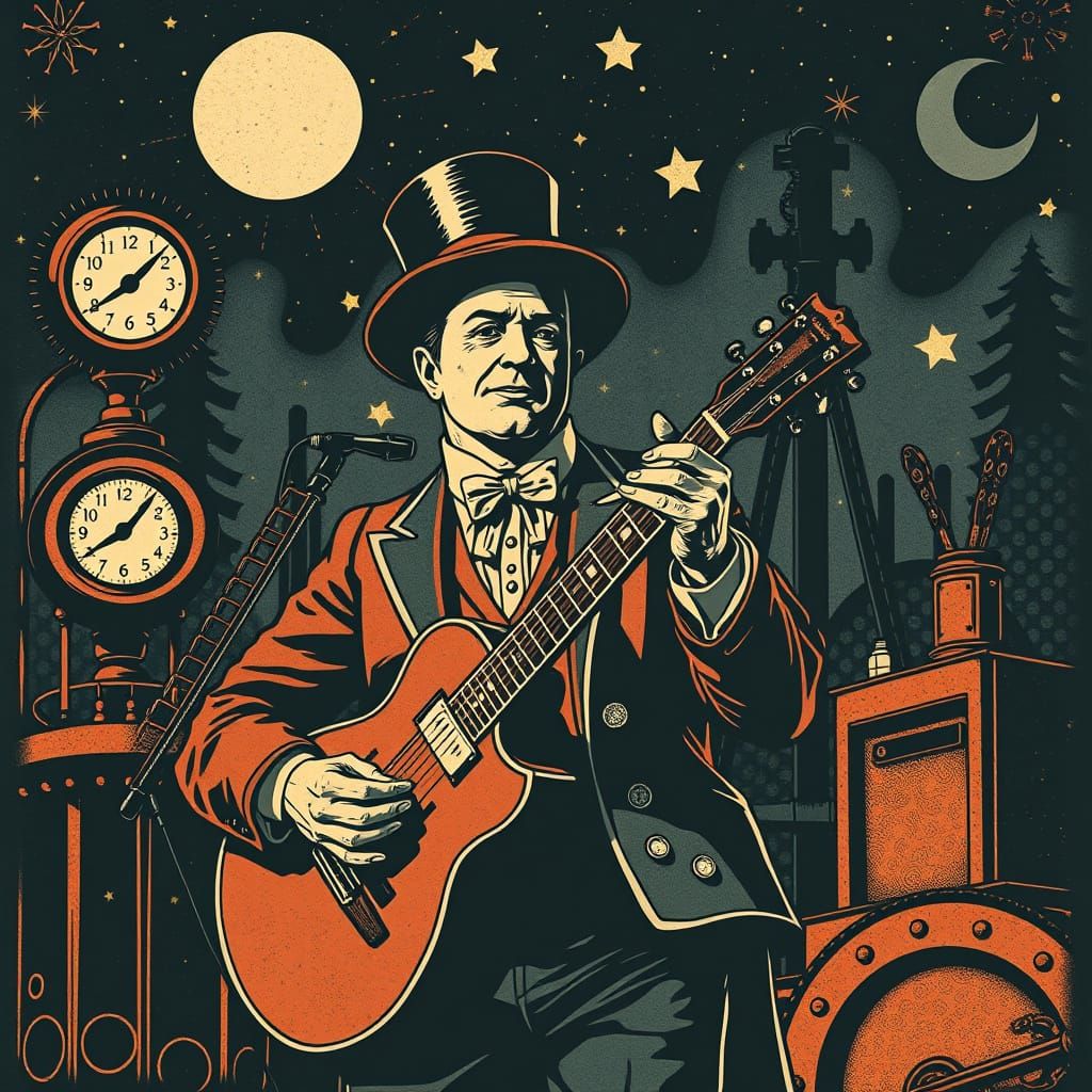 A ragtime performer