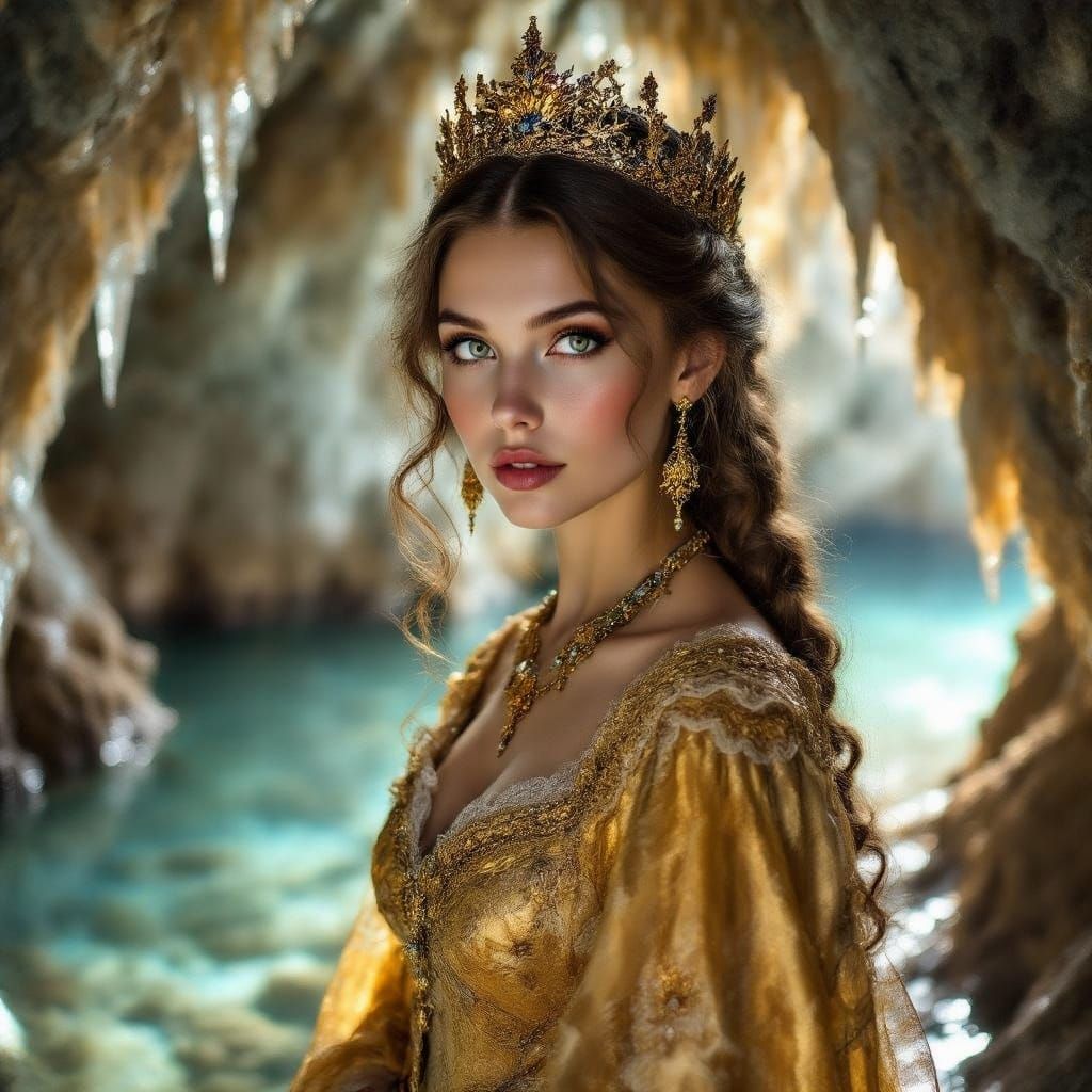Golden Princess of Siberia in Crystal Grotto