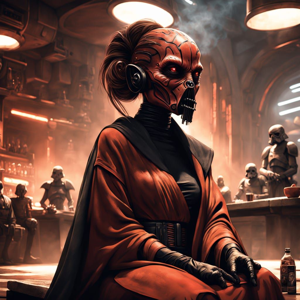 Darth Talon Dominates the Mos Eisley Cantina