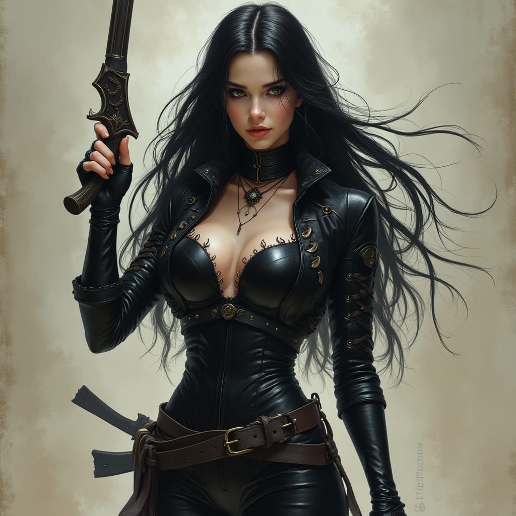 Gothic Superheroine of Dark Mystical City