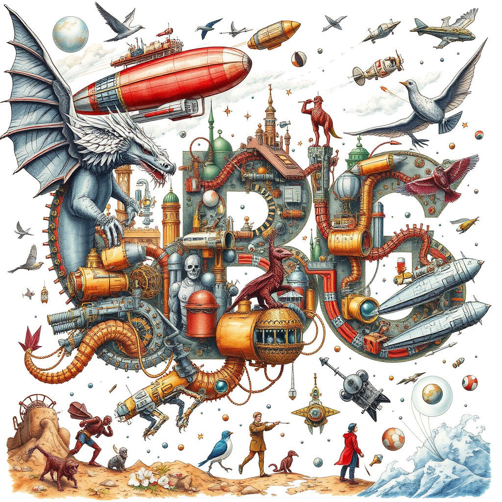 A futuristic abbeceddario, primer to learn the alphabet, for...