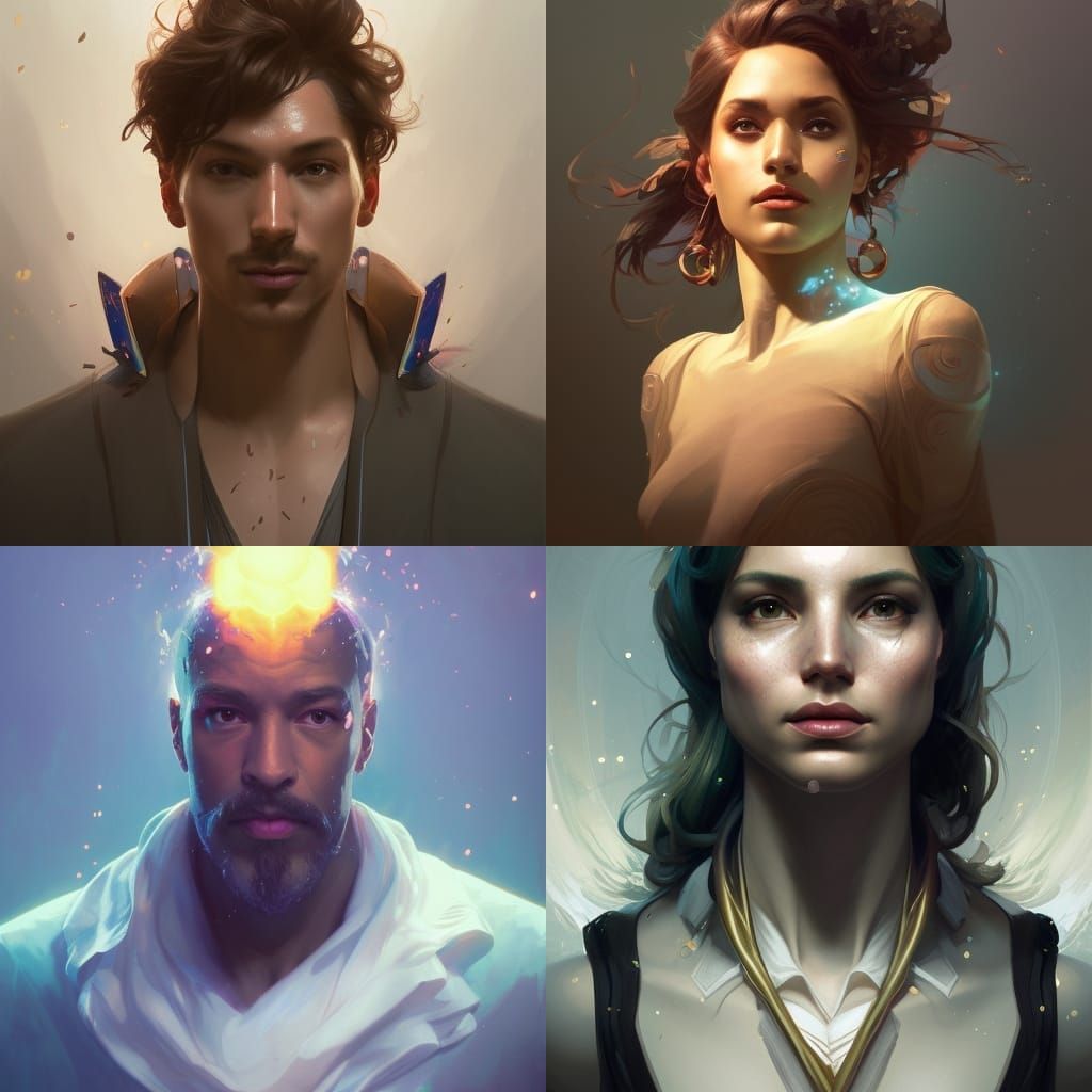 Detailed Portrait of Magic User in Unreal Engine