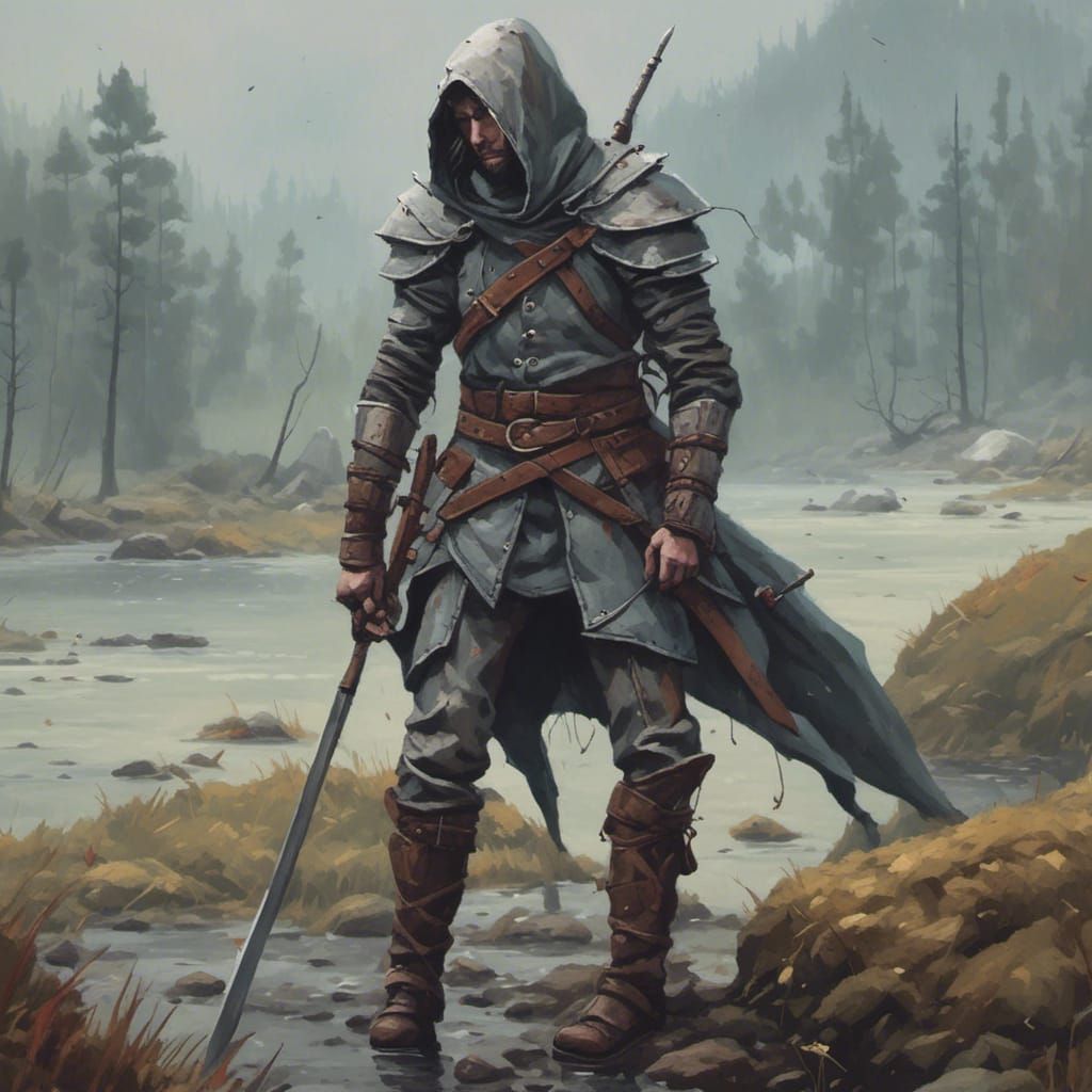 Elfish Warrior Ranger Ready for Battle