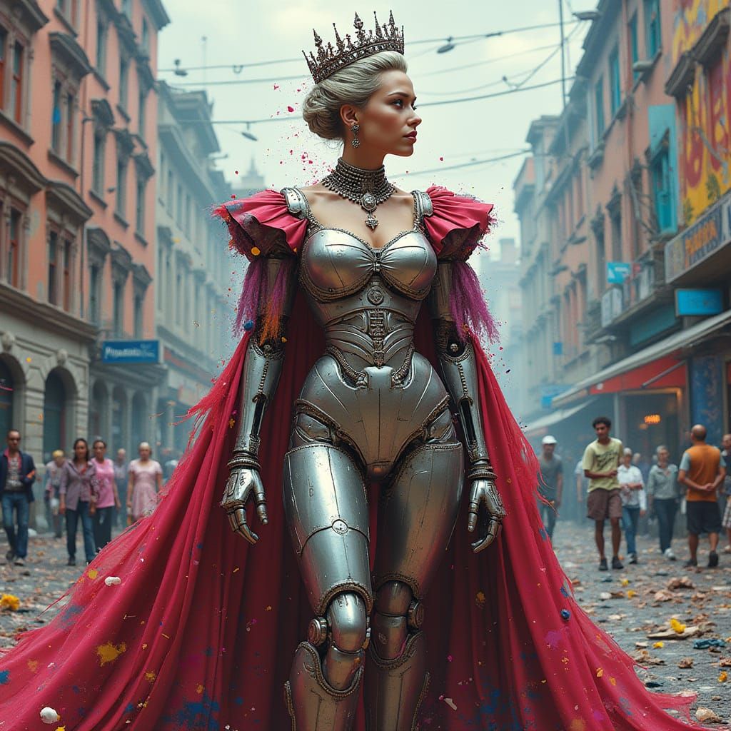 Cyborg Queen Elizabeth II