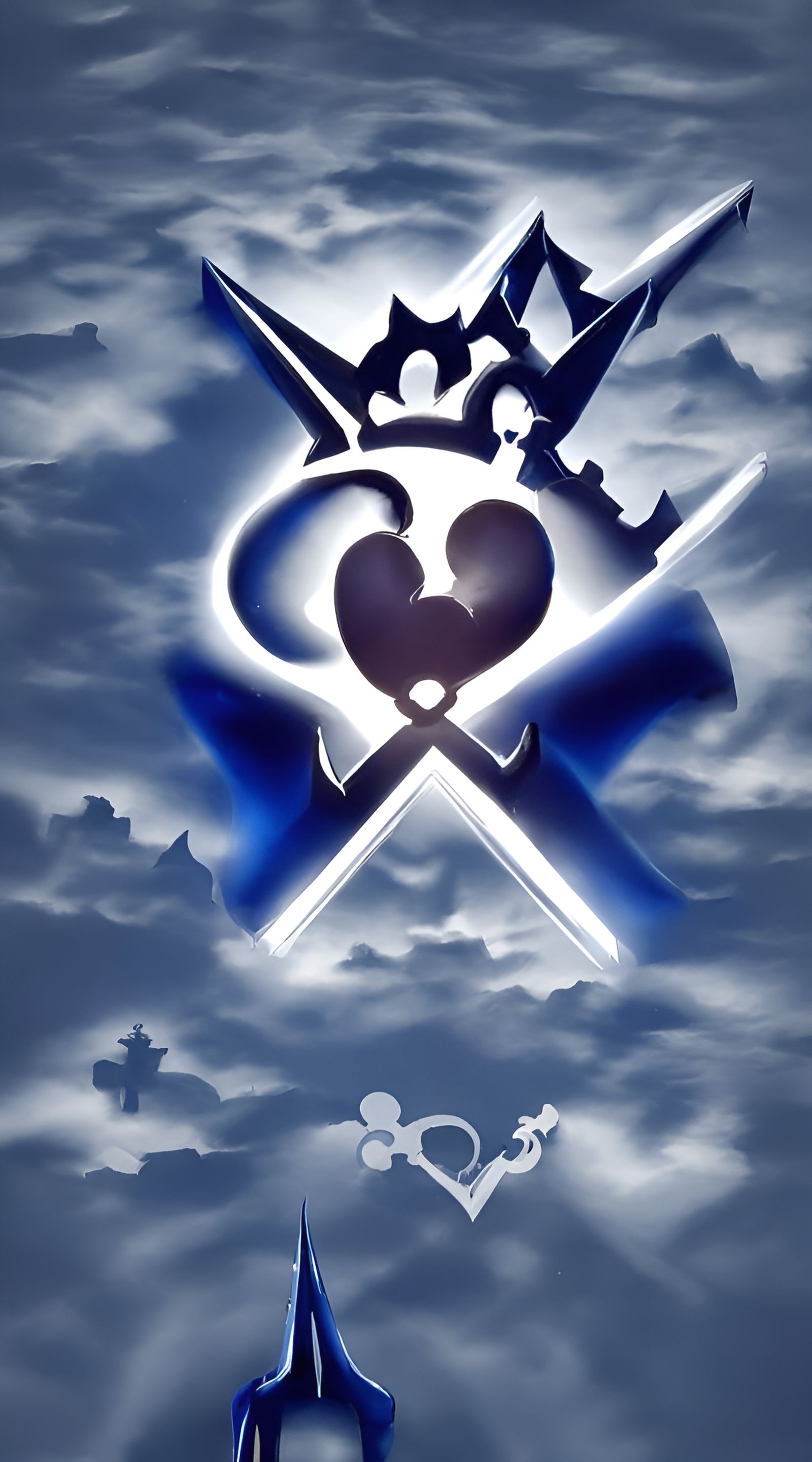 Abstract Kingdom Hearts AI Interpretation