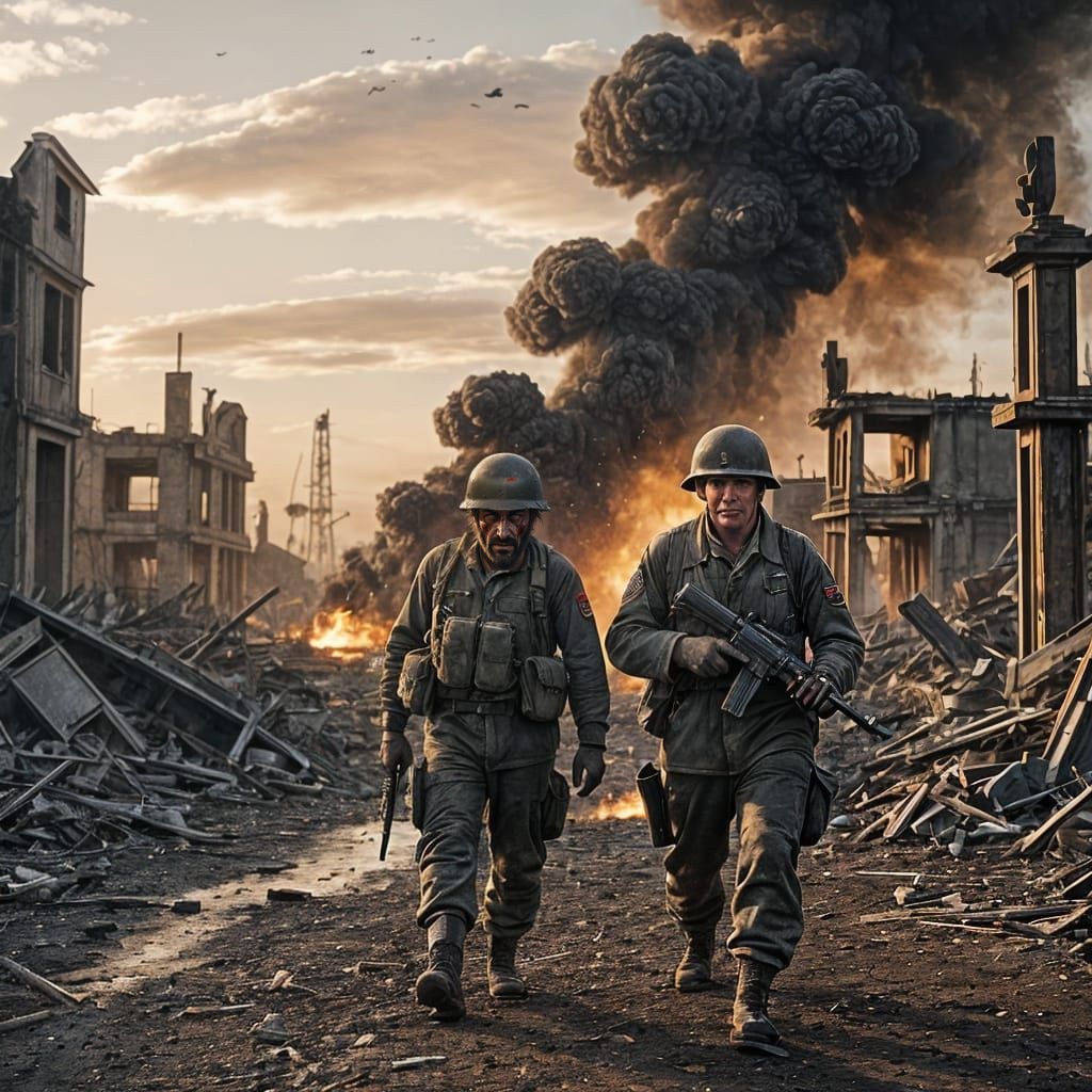 WW2 Cyberpunk Aftermath: Battle Fatigue