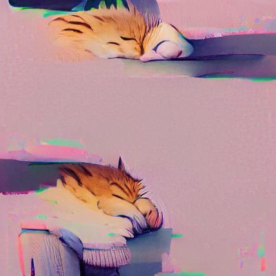 Peaceful Sleep: A Cat's Naptime