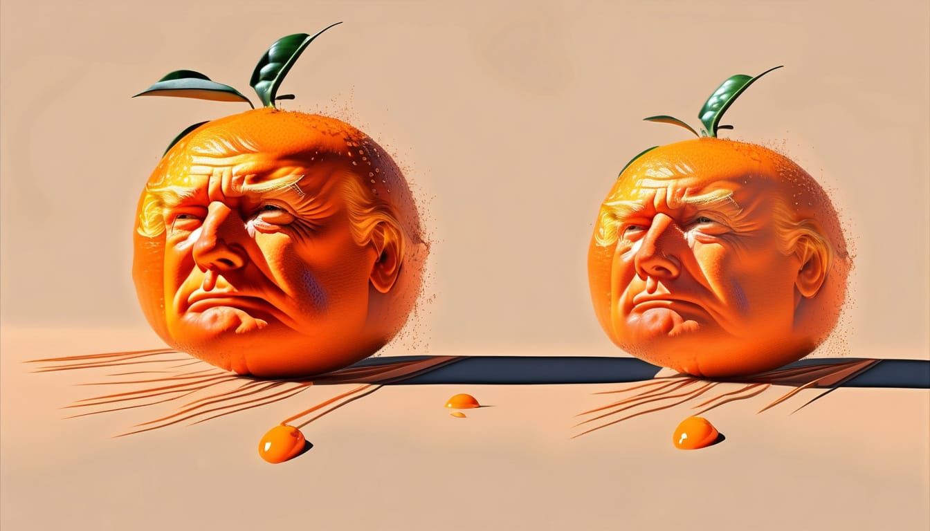 Surreal Trump Orange