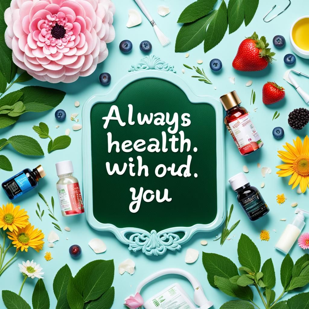 Abstract Beauty and Health Illustration