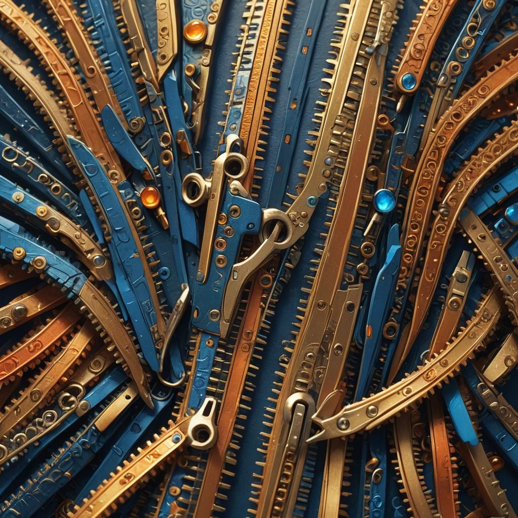 Pencil Point Zipper: Detailed Fantasy Concept Art