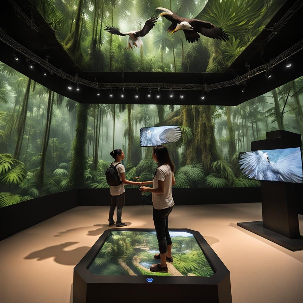 Philippine Rainforest: Augmented Reality Eagle's Eye View