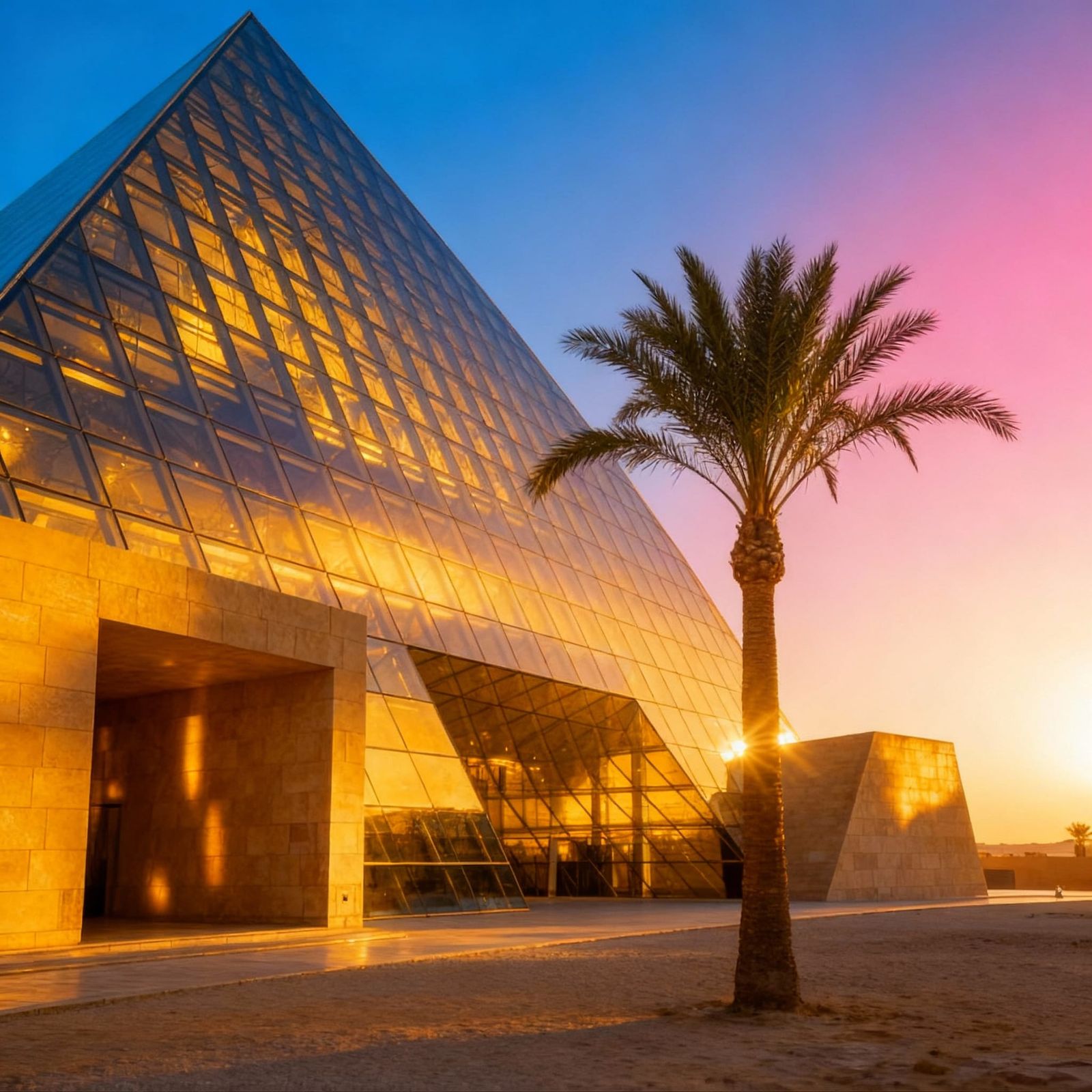 The Great Egyptian Museum in Giza