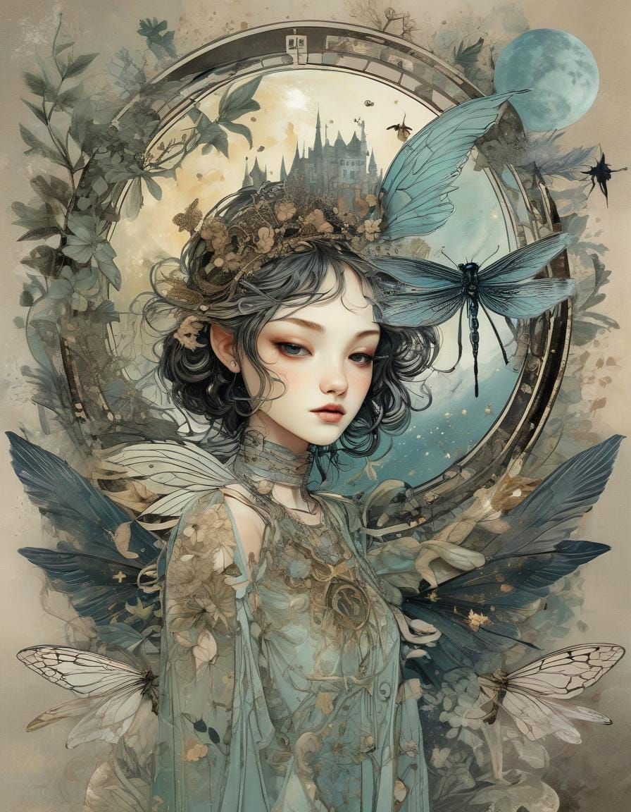 Mystic Winged Composition