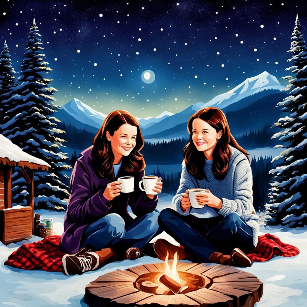 Cocoa Under the Stars: A Serene Gathering
