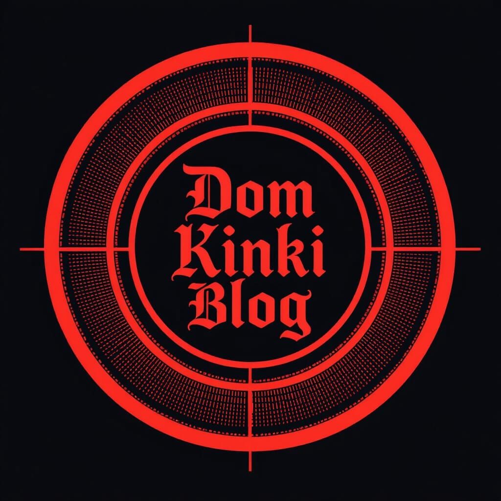 Dark Red Ring with Gothic Text on Black Background