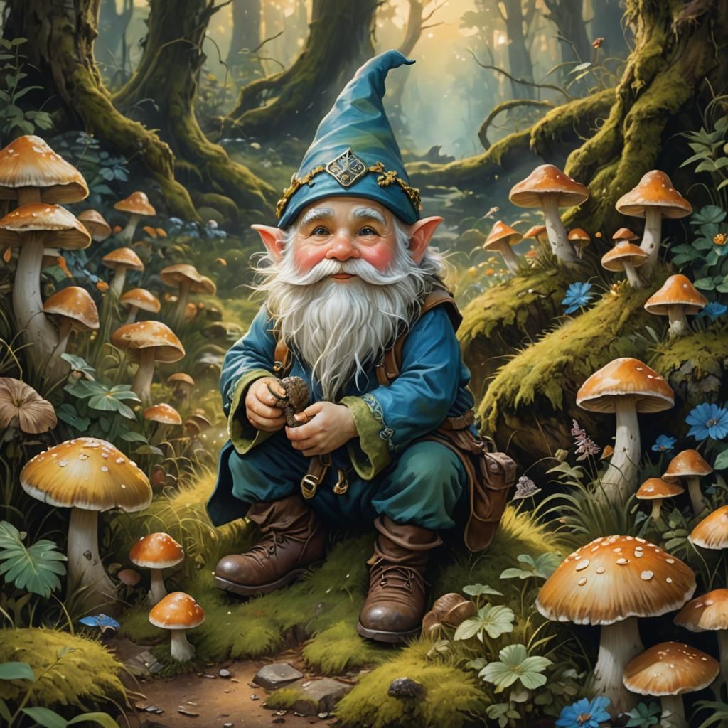 magical bearded gnome