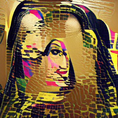 Pop Art Rendition of a Classic Portrait