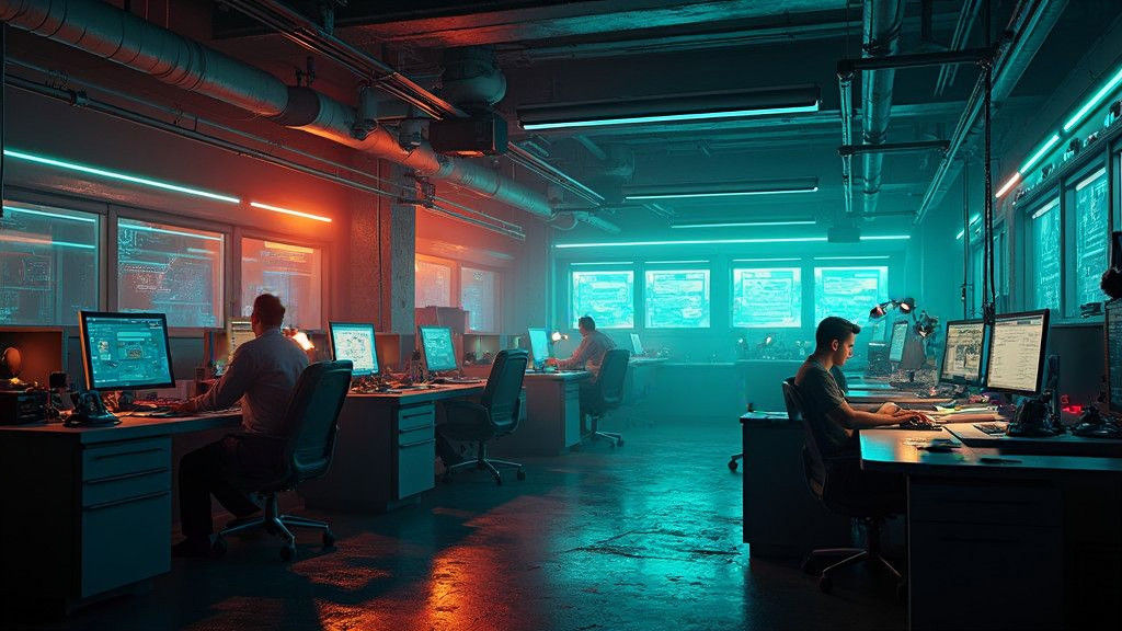 Dystopian Futuristic Office Space in Unreal Engine