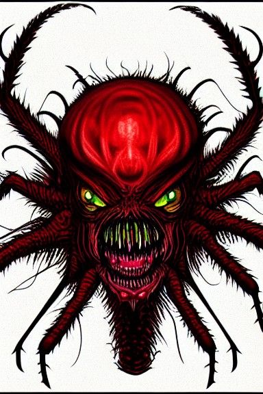 Lucifer Spiderface: Demonic King of Spiders in Hell